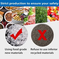 Sacs sous vide en aluminium imprimés par gravure, de qualité alimentaire, résistants à l'humidité, pour snacks secs, fruits, lait et gelée, couleur personnalisée