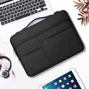 360 °   Bolso de hombro protector para computadora portátil, compatible con portátiles de 15 a 15.6 pulgadas, almacenamiento organizado para viajes de trabajo - Product Image 4