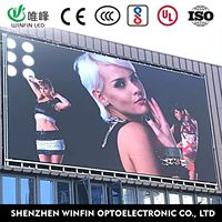 320*160mm P10 Nationstar grand Rgb Led panneau écran panneau publicitaire signe fixe panneau d'affichage extérieur Led affichage