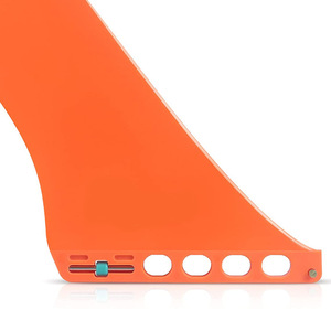 LCO-SPORT Aileron de surf 24 cm en fibre de nylon orange, gouvernail automatique à queue irrégulière pour SUP et paddleboard - Product Image 2