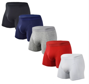 Ropa Interior Deportiva para Hombre, Calzoncillos Boxer de Algodón Transpirable de Cintura Media, Tejido Elástico, Antibacteriano y Resistente al Desgaste - Product Image 4