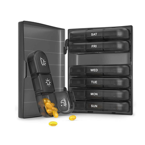 Bán Buôn Khuyến Mại Sinh Thái Thân Thiện Vui Hình Chữ Nhật Nhỏ Hộp Thuốc Tùy Chỉnh In 7 Ngày Thuốc Hộp Hàng Tuần Y Lưu Trữ Hộp - Product Image 1