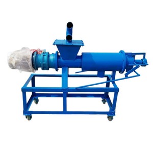 Separador Automático de Sólidos y Líquidos, Máquina de Tratamiento de Estiércol de Vaca, 220 V, Equipo de Prensado en Espiral Azul Acero - Product Image 5