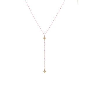 KITI Star Drop长套索简约时尚项链女性18k镀金不锈钢精致日常时尚项链 - Product Image 6