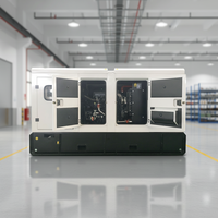 Générateurs diesel silencieux ouverts sur remorque Yuchai Perkins Weichai 30kW, 60kW, 50kW, 80kW, 100kW, 200kW, 1/3 phase, 4/6 cylindres, 220V, 380V, 400V