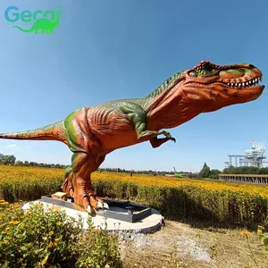 Gecai animatronic khủng long mô hình nhà máy Bảo tàng cuộc sống lớn kích thước T-REX dinosaurio Nhà cung cấp