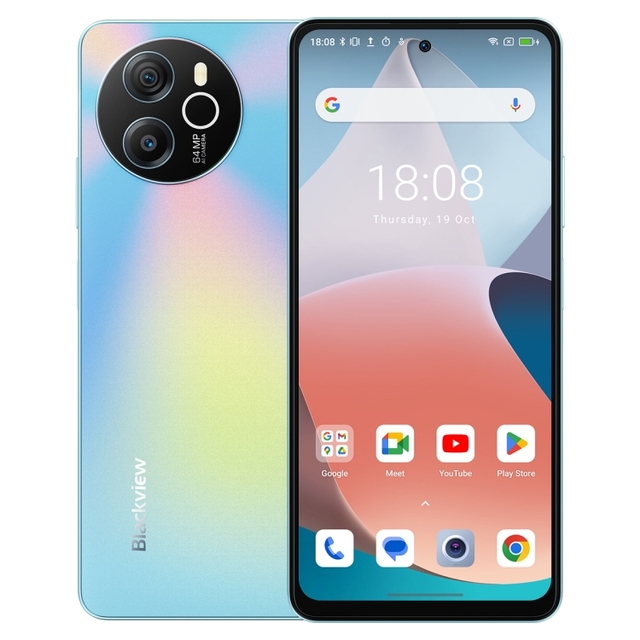 Wholesale Cheap Blackview SHARK 8 Mobile Phones 8GB+256GB Fingerprint Identification 6.78 Inch Android 13 3g 4g Smartphone