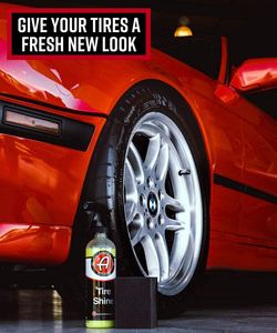 High shine effect <b>Spray</b> Tire Dressing W/ SiO2 For Non Greasy Car Detailing Tire Applicator After Tire <b>Cleaner</b> & Wheel <b>Cleaner</b> - Product Image 6