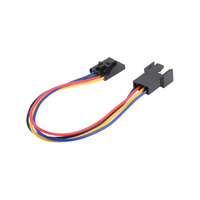Kabel Adaptor Power Supply PVC Konektor Kipas CPU 5-Pin untuk Koneksi PCB dan Pendingin PC 4-Pin Tersedia