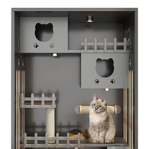 <span class=keywords><strong>Cage</strong></span> pour chat d'intérieur de qualité supérieure à prix avantageux, <span class=keywords><strong>cage</strong></span> pour animaux de compagnie en bois massif, meubles pour chat, villa pour chat - Product Image 5