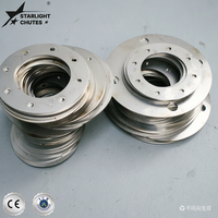 STARLIGHT CHUTES SC Brides plates galvanisées perforées CNC / Brides plates en acier inoxydable SS304 pour connexion de conduits TDF/TDC