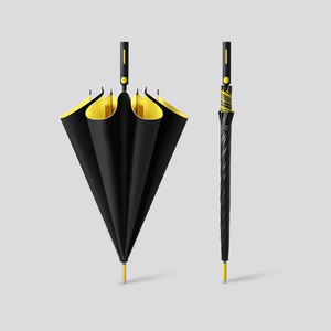 Ombrello da Golf da uomo antivento ombrellone da sole con rivestimento nero impermeabile logo personalizzato ombrello da pioggia in fibra colorata 8K - Product Image 4