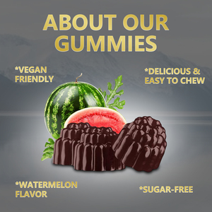 Gummies Halal de Shilajit OEM/ODM, Acide Fulvique, Énergie, Cerveau, Immunité, 1000mg par Portion, Sans Gluten, Naturel, pour Adultes et Femmes Enceintes - Product Image 6