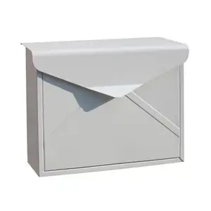 European Style Outdoor Aluminum Letter Box Wall Mount Mailbox for Apartment Post Box with Metal Style