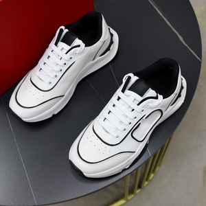 VILUNENES H-11 chaussures de marche en cuir véritable fermeture à lacets semelle extérieure en caoutchouc respirant toutes saisons motif effet de vieillissement - Product Image 5