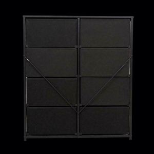 8 Drawer Fabric Dresser Cabinet with Stainless Steel Frame Bedroom <b>Clothes</b> Organizer - Product Image 2