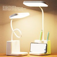Vente en gros d'ampoule pliable E26 AC en plastique livre sans fil LED lampe de lecture moderne sans fil bureau de chevet/lampe de table rechargeable
