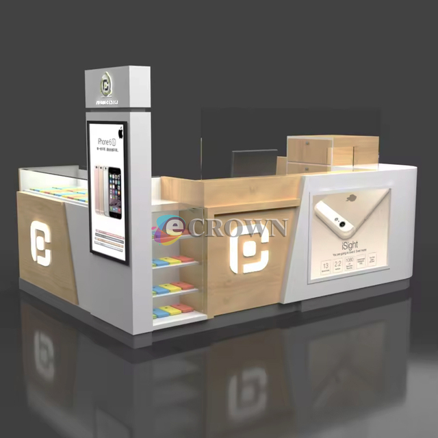 Phone Repair Cabinet Handset Display Design Smart Cabinet Mall Kiosk Mobile Phone case Retail Store Phone Repair Cabinet OEM