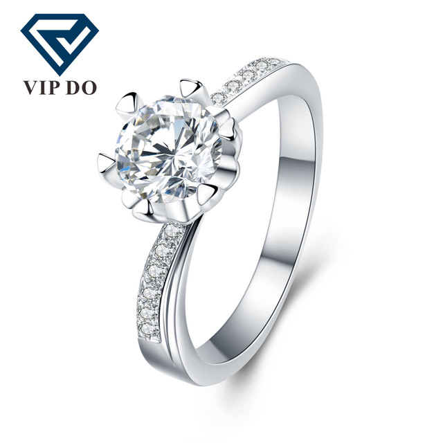 Custom Trendy Lab Cultivate Diamond Ring 10K 14K 18K Pure Gold White/yellow/rose Gold Iced Out Wedding Bands Fine Jewelry
