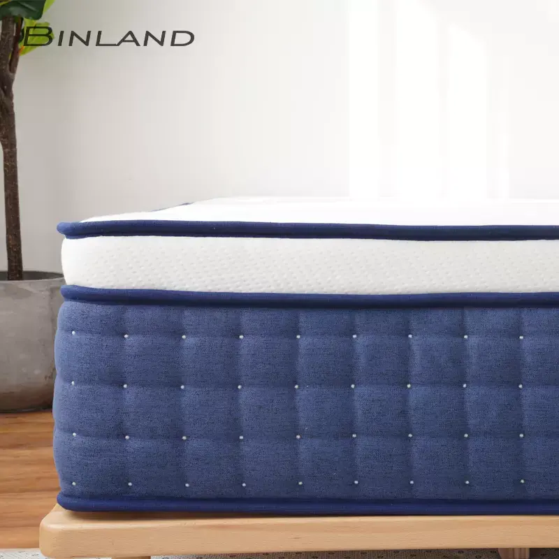 Matelas à échantillon gratuit zoned 5 zones/7, stock européen, nord America, luxe Queen, épaisseur 12 pouces, bobine de poche, en Latex, mousse à mémoire de forme confortable, printemps