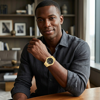 Montre squelette mate sur mesure, fabricant de montres mécaniques pour hommes, marque privée, service ODM, échantillon disponible
