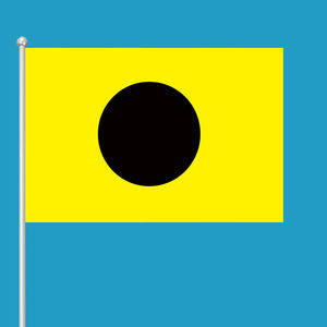 Produit promotionnel 3x5 pieds 100% Polyester matériau drapeau de Signal International lettre-I personnalisé-<span class=keywords><strong>je</strong></span> tourne à gauche - Product Image 2