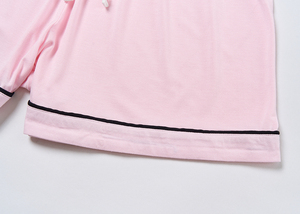 Pigiami estivi in bambù a <span class=keywords><strong>manica</strong></span> <span class=keywords><strong>corta</strong></span> <span class=keywords><strong>da</strong></span> donna Super confortevoli 2 pezzi Set <span class=keywords><strong>da</strong></span> <span class=keywords><strong>notte</strong></span> in bambù - Product Image 6