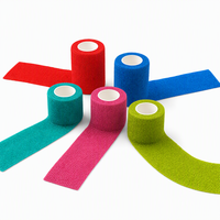 Bandages Cohésifs Auto-Adhésifs Respirants et Très Élastiques OEM pour les Blessures Sportives et les Soins des Plaies d'Animaux