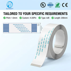 Kabel FPC FFC Tipe A B Pitch 1.0mm AWM 20624 2896 80C VW-1 4 5 6 7 8 9 10 11 12 13 14pin 15pin 16pin 20pin - Product Image 1