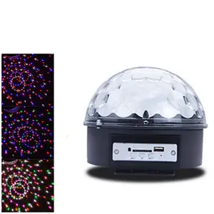 Magic Rotating Lamp Player Music MP3 Remote Control Disco Party DJ Bar Dancing RGB Color Laser Led Ball Light KTV Club Stage