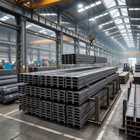 Profilé en U en acier au carbone laminé à chaud standard ASTM A36 JIS G3192 pour montage solaire et structure de bâtiment