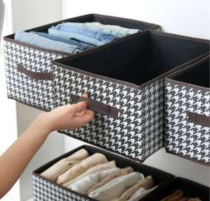 Organisateur de vêtements très vendu, rangement de placard, organiseur de tiroirs de garde-robe lavable pour vêtements, jeans, sous-vêtements, boîte de rangement - Product Image 5