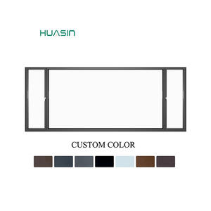 Proveedor de <span class=keywords><strong>Ventanas</strong></span> de Aluminio Gris Moca a Prueba de Polvo Estándar Canadiense 2025, Directo de Fábrica Huasin - Product Image 1