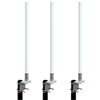 Antenne omnidirectionnelle extérieure en fibre de verre à gain élevé 6dBi 12dBi LTE 698-2700MHz 4G pour station de base, amplificateur de signal satellite Starlink