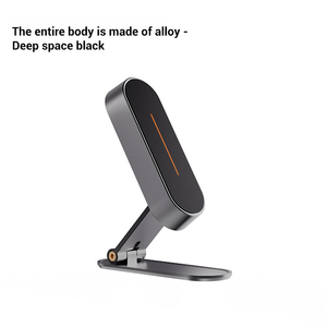 ที่วางโทรศัพท์ในรถยนต์แบบหมุนได้ 360 องศา พับเก็บได้ ดีไซน์ซ่อนได้ ผลิตจากโลหะผสมที่แข็งแรง รุ่นอัพเกรดใหม่ ใช้ได้กับโทรศัพท์ทุกรุ่น เช่น iPhone และ Samsung - Product Image 5