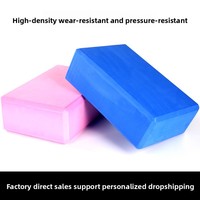 Blocs de yoga FDFIT EVA - Blocs de fitness souples de qualité supérieure, couleur unie, haute densité pour enfants et adultes