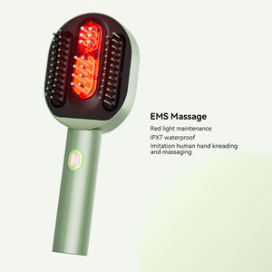 مشط كهربائي فاخر عالي الجودة للعناية بالشعر وتحفيز نموه، مشط تدليك فروة الرأس للجمال والراحة PM81 OEM - Product Image 6