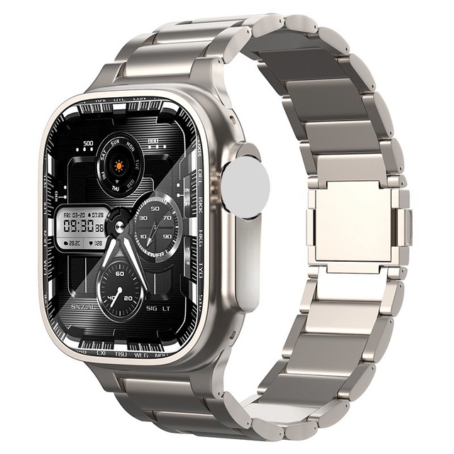 Quick Release Magnetic Buckle Titanium Watch Band for apple Watch ultra Iwatch Series 9 8 7 6 Se 40/41/44/45/49 mm