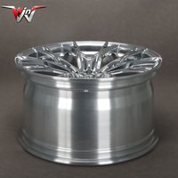Jantes de course concaves profondes en argent poli sur mesure 18 19 20 21 22 pouces 5x120 5x112 pour BMW G20 G30 pour BMW M3 M4 Audi Tesla