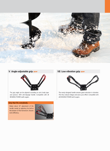 Hoge Kwaliteit Industriële 43cc/52cc 2-takt Stalen Aarde Vijzelboor Ag43/Ag52 Benzine Metalen Schoffel Digger - Product Image 3