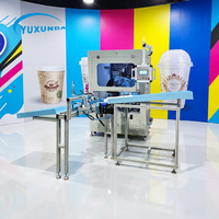 Imprimante numérique UV 360 professionnelle pour tasses, séchage rapide, pour la production en série de tasses jetables pour café/glace