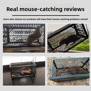 Piège à souris robuste amélioré en gros <span class=keywords><strong>pour</strong></span> usine, <span class=keywords><strong>cage</strong></span> à rats, piège à souris à déclenchement rapide, peut servir de <span class=keywords><strong>cage</strong></span> de transport - Product Image 4