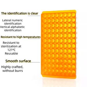 Múltiplos tamanhos disponíveis Tubos de Centrífuga de 60 buracos/96 buracos Tubos de painel duplo 0,5 ml/1,5 ml / 2ml PCR <span class=keywords><strong>Rack</strong></span> Laboratory Supplies - Product Image 5
