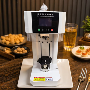 Machine de scellage manuelle et automatique pour bouteilles en plastique de 55 mm, presse-capsules pour bouteilles de boissons 55 mm 55 mm 55 mm - Product Image 1