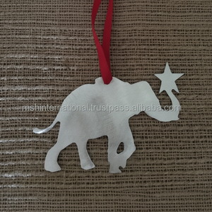 เครื่องประดับแขวนประดับรูปช้างสำหรับประดับตกแต่งเทศกาลคริสต์มาส - Product Image 1