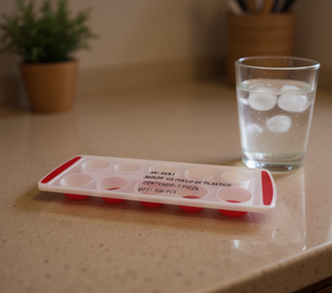 Stampo per ghiaccio rettangolare in plastica, facile da sformare, per la produzione di ghiaccio AK-4661 - Product Image 2