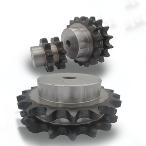 Bánh răng xích thép OEM tùy chỉnh 08B với 12 đến 24 cấp độ, 35 răng, hai hàng - Product Image 4