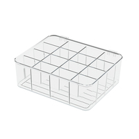 Organisateur de sachets de thé avec cloisons amovibles, boîte de rangement pour armoires de cuisine contenant des sacs de boissons