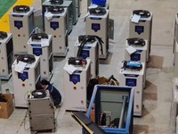 Refroidisseur à microcanaux à air de la série CHIMI, refroidissement 5~45°C pour le moulage plastique, réservoir intégré, pompe, compresseur, 380V, 25,4 kW