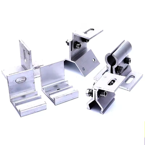 Tin Roof Sheet <b>Clip</b> Lock Vertical Trapezoidal T <b>Clamp</b> Ridge Fix Rack <b>Clamp</b> Rooftop <b>Clip</b> Metal Roof Mounting - Product Image 3